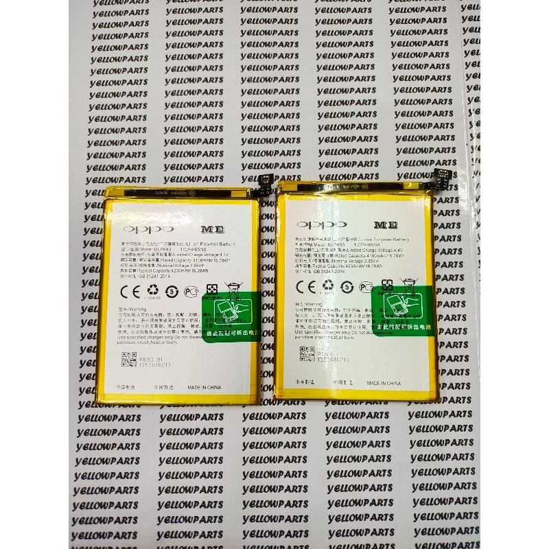 BAT BATTERY BATERAI BATRE REALME 3 BLP693 ORIGINAL