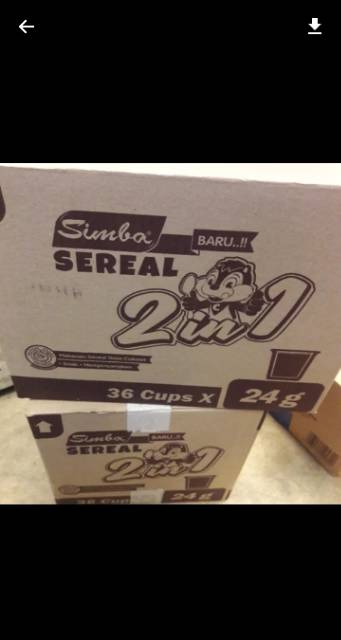 Simba Cereal 2 IN 1 @ 6 GELAS