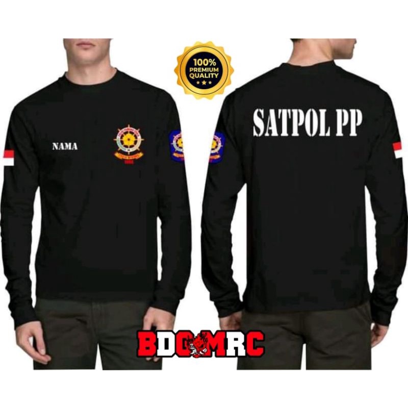 Jual Tshirt Kaos Lengan Panjang Patpol Pp Shopee Indonesia 