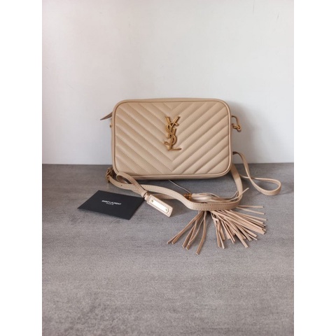 TAS WANITA YSL LOU CAMERA BAG IN QUILTED LEATHER