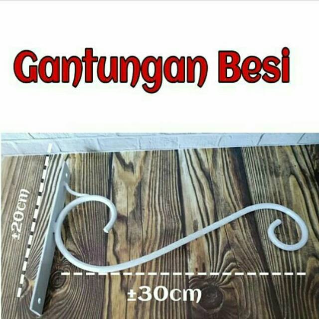 Gantungan hanger besi pot gantung Shopee Indonesia Gantungan hanger besi pot gantung Shopee Indonesia