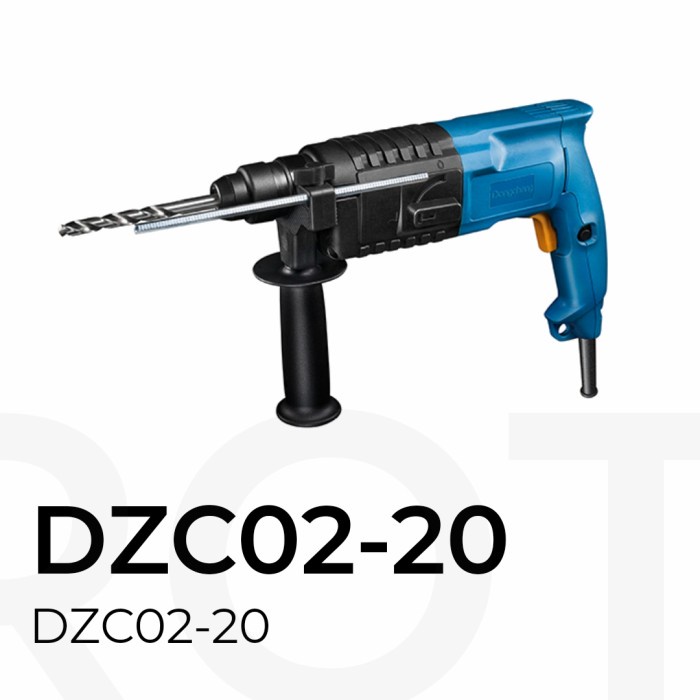 dongcheng rotary hammer dzc02-20 - bor tembok sds dongcheng 20mm dtp