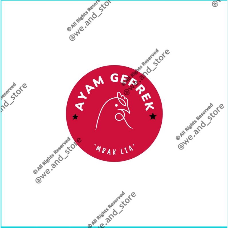 

Desain Stiker produk