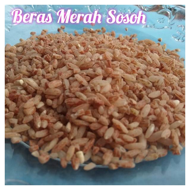 

Beras Merah Sosoh, sangat baik untuk kesehatan Kita yang kaya vitamin B kaya serat dan anti oksidan.