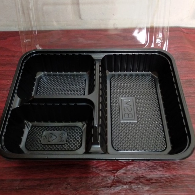 Box Bento Sekat 3/ Tray Bento / Tray Makanan / Sekat 3