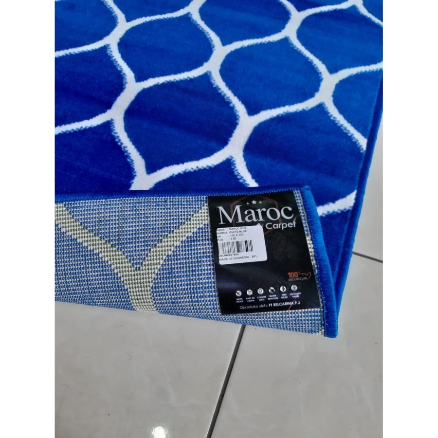 MAROC Karpet Lantai 100 x 150 SB09 Blue-2