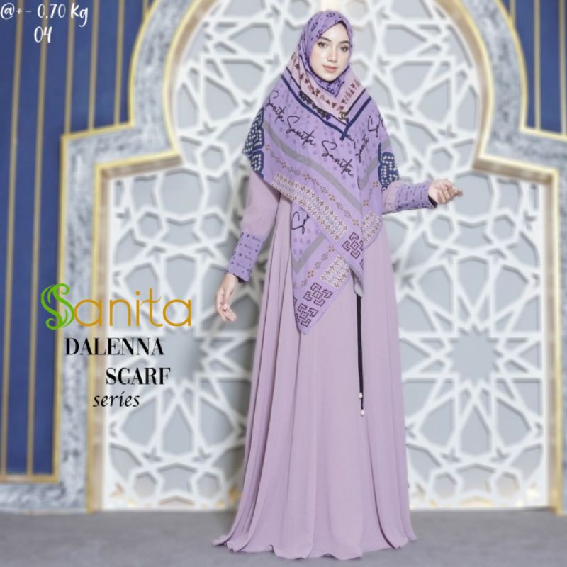 READY HANYA LILAC Dallena set scarf by Sanita