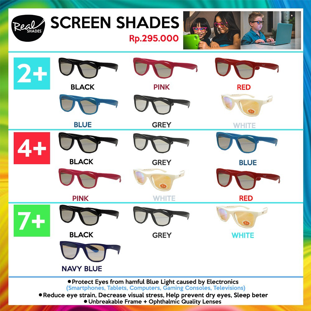 Real Shades Screen | Kaca Mata Anak