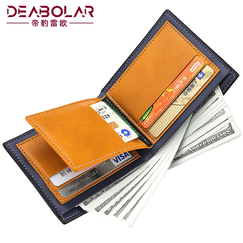 IMPOR DEABOLAR K3274 DOMPET LIPAT PRIA TEBAL RFID WALLET FOLD GOOD QUALITY