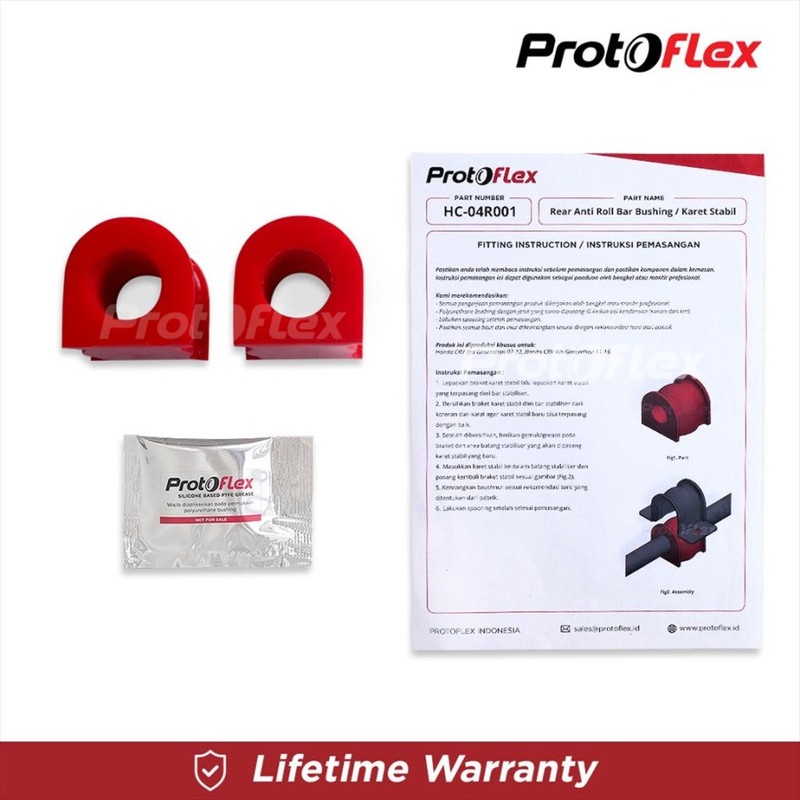 Protoflex Bushing Karet Stabil Belakang Honda CRV 07-16