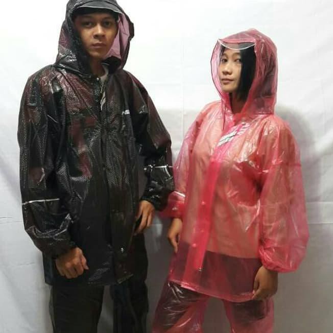 JAS HUJAN ASV NEW MOTIF CARBON (PVC) / JAS HUJAN ASV PVC KODE 1235