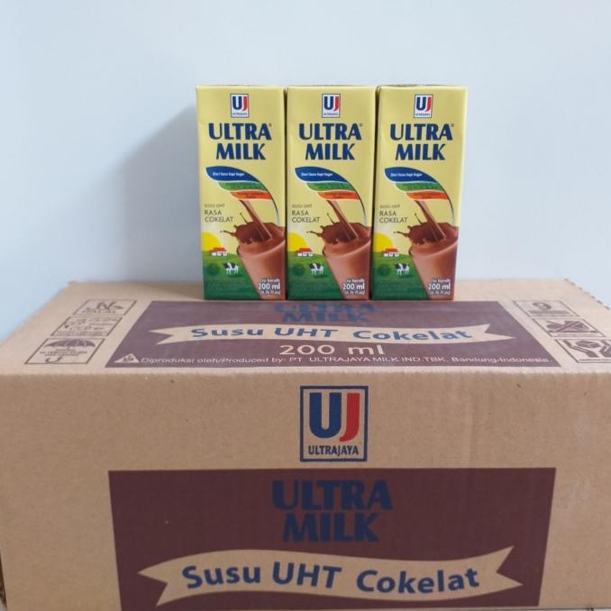 

(BISA COD) Susu Ultra Milk Coklat 200 ML 1 Dus SALE Kode 792