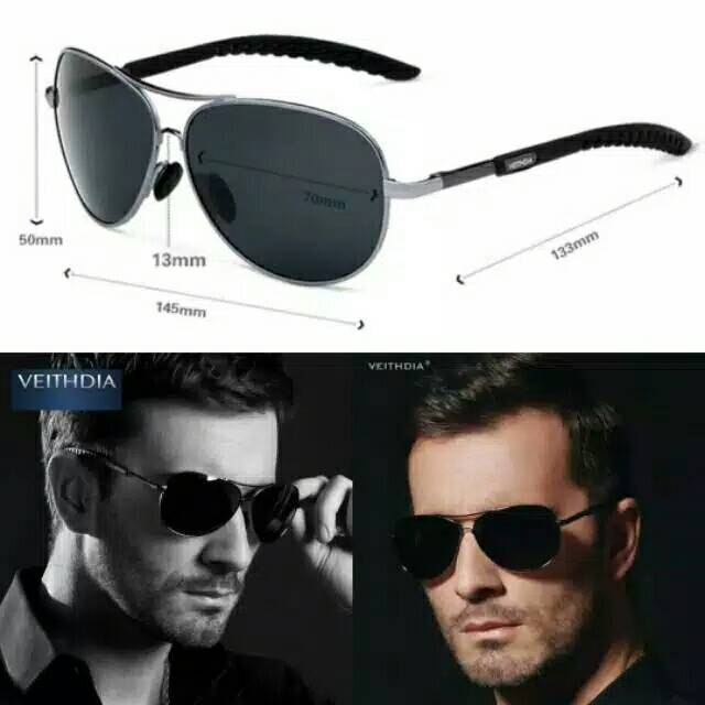 Kacamata fashion pria polaris veithdia