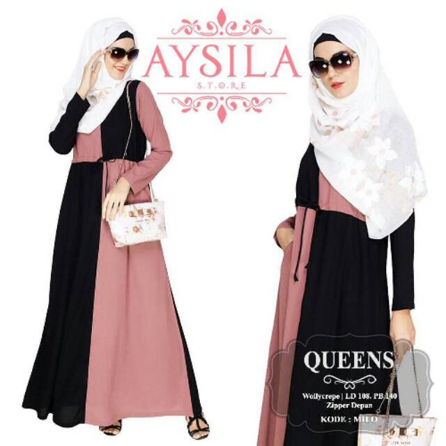 QUEEN DRESS | AYSILA | GAMIS | GAMIS POLOS | GAMIS MURAH | GAMIS ORI | GAMIS SYARI