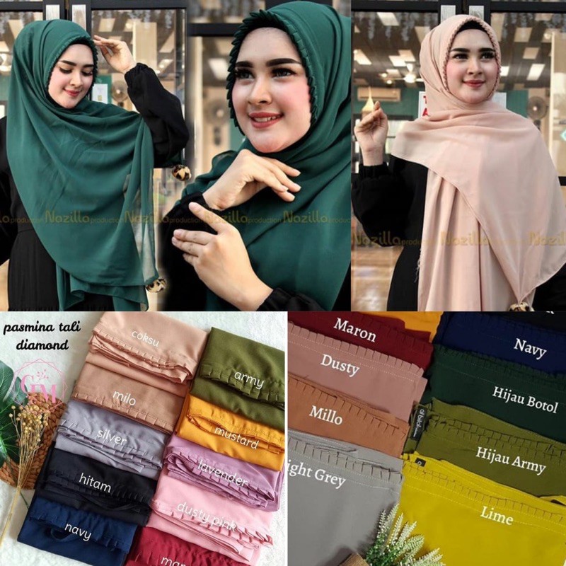 PASHMINA LIPIT / PASHMINA TALI LIPIT / PASHMINA KCB