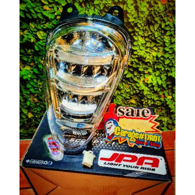 Stoplamp Refektor LED Belakang JPA Honda Scoopy Fi Old Cahaya Biru Merah Product Original JPA Thaila