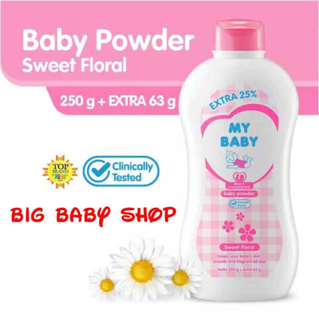 MY BABY Baby Powder/Bedak Bayi MY BABY Sweet Floral 250 gram 250 gr 250gr