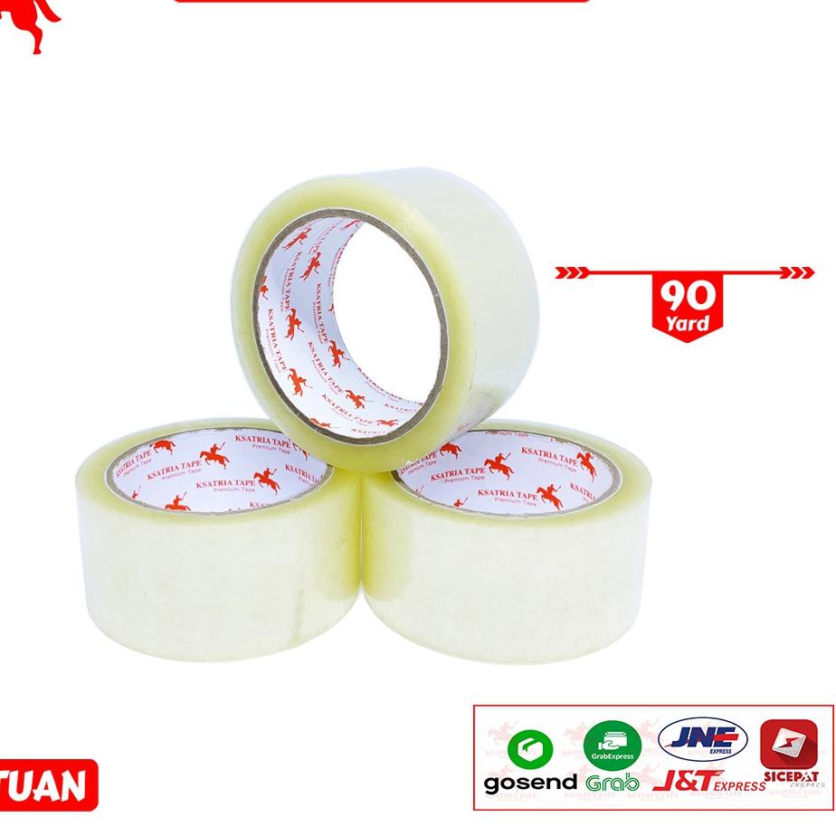 

✅BestSeller Lakban OPP Tape / Lakban Bening KSATRIA Tape 90 Yard | Termurah dan terbaik | Terbaru dan terlaris
