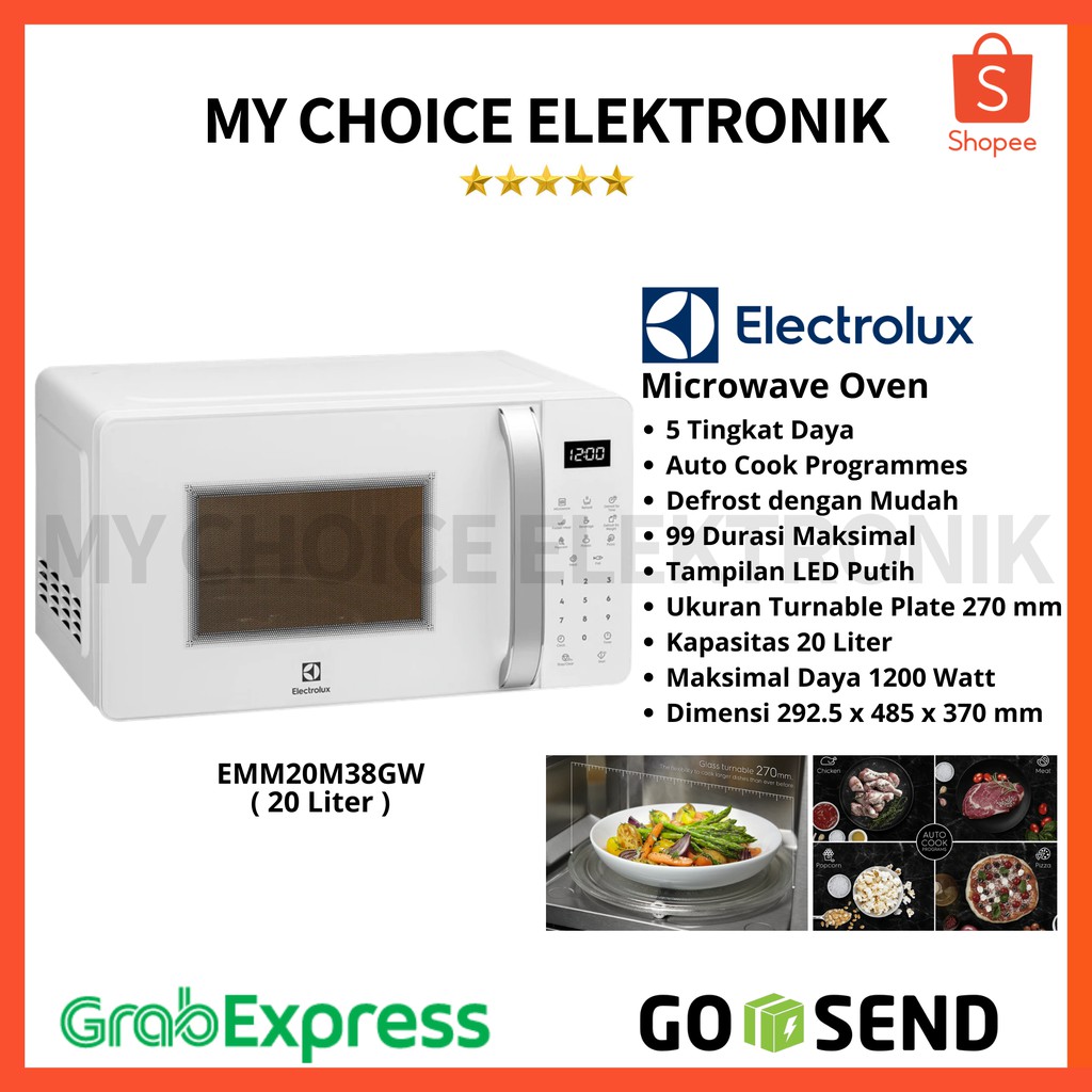 ELECTROLUX Microwave oven EMM20M38GW 20 Liter