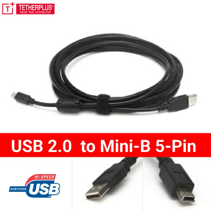 TetherPlus  2 meter mini usb Kabel Data Kamera Canon mini b usb 5 pin kabel data kamera
