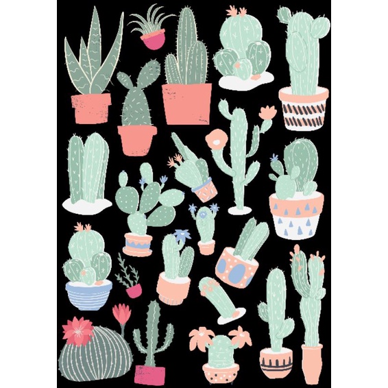 

Stiker mini kaktus (15-20 pcs)
