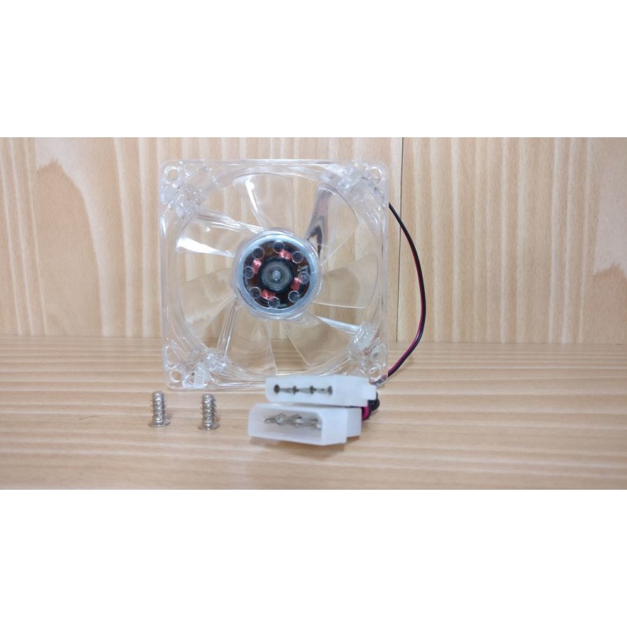 Fan Casing CPU 8Cm Transparan Led