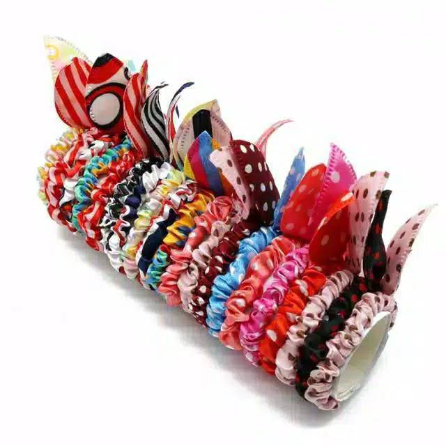 Ikat rambut chiby ikat rambut gaya Korea-1