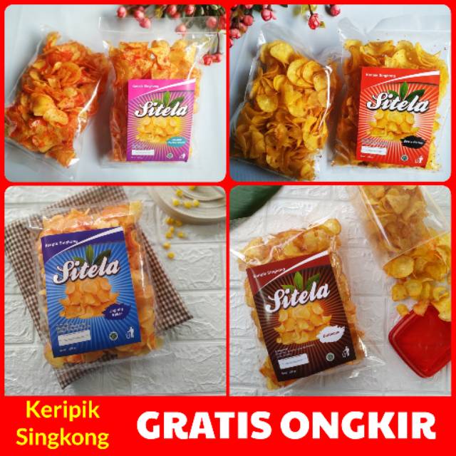 

KERIPIK SINGKONG SITELA - 250 Gram / CEMILAN / SNACK / MAKANAN RINGAN KERIPIK / KERIPIK PEDAS