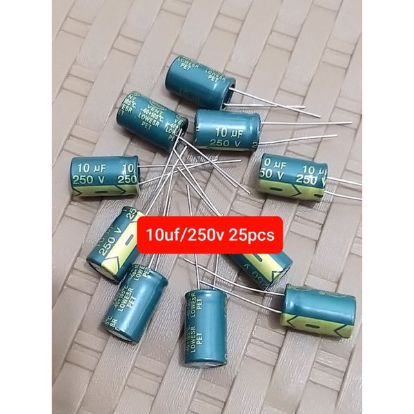 Elco 10uf 250V 25pcs Kualitas Bagus