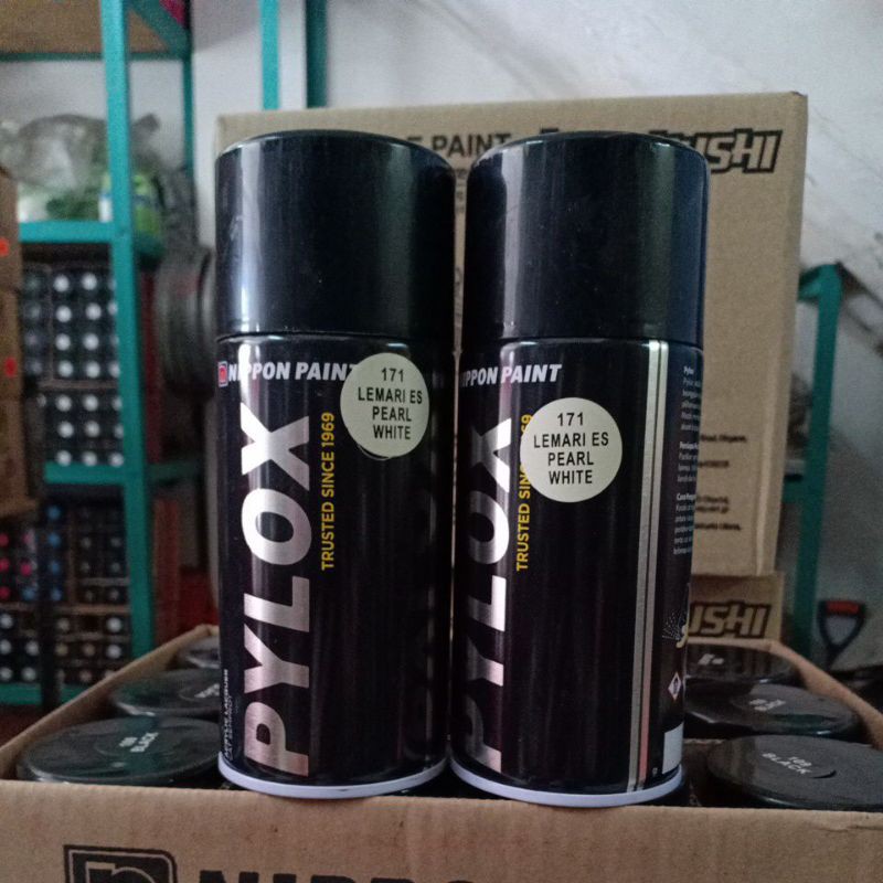 cat semprot Pylox 171 pearl white 300cc