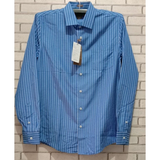 Kemeja panjang pria WOOD original size M,XL