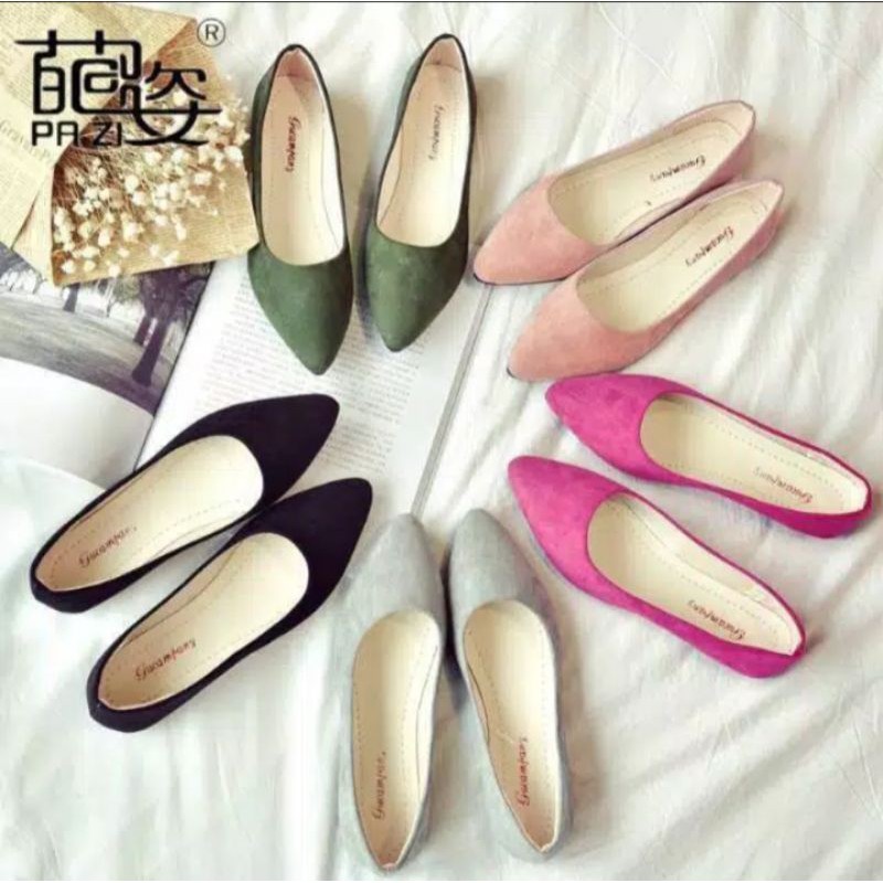 SEPATU BALET FLAT SHOES POLOS