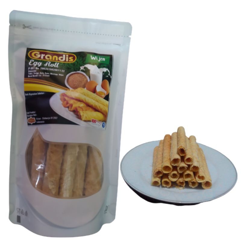 

Grandis Kue Egg Roll Wijen 75 g