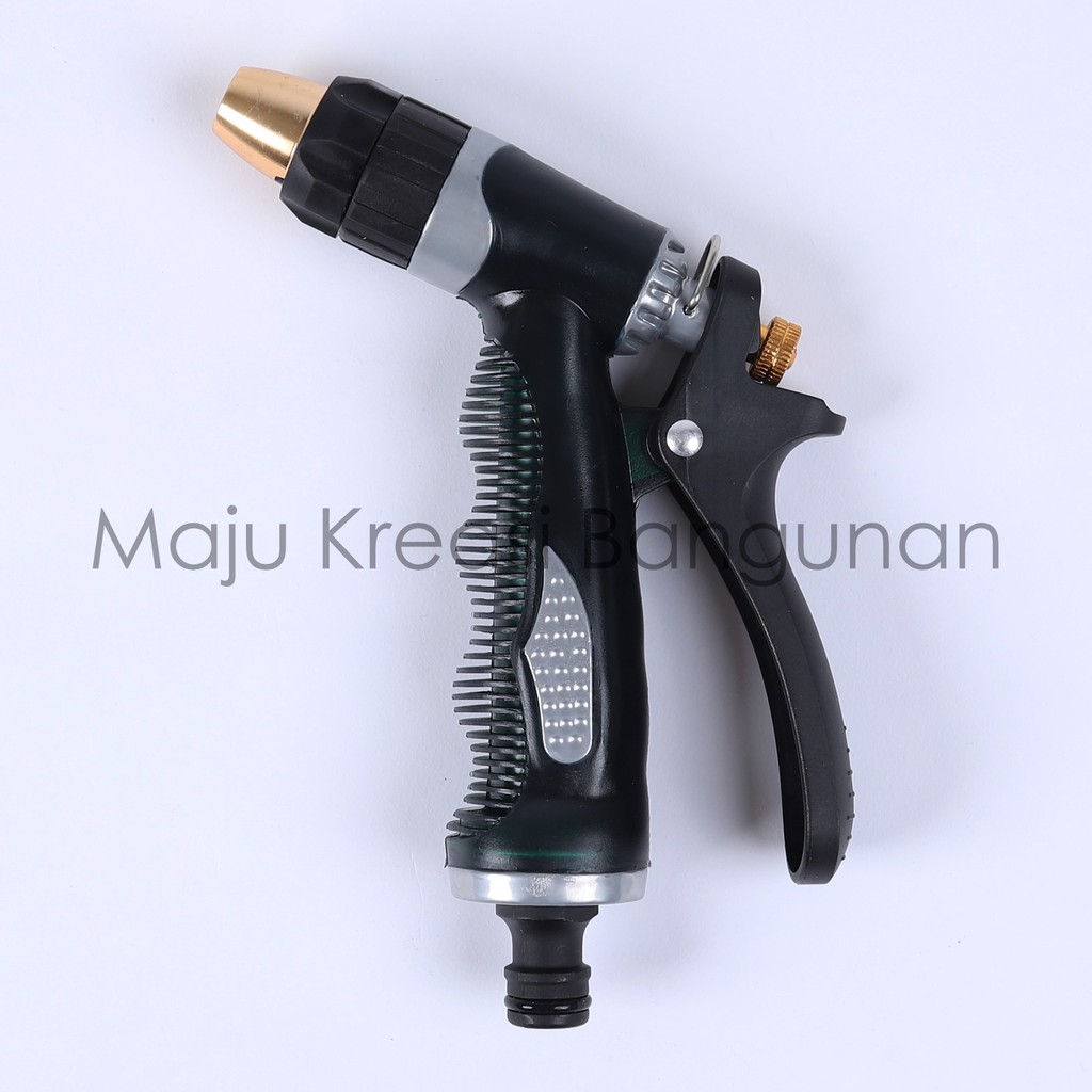 Semprotan Taman Soligen Pistol Air Selang Hose Nozzle Kuningan