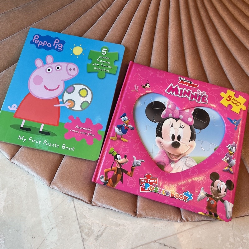 My First Puzzle Book Minnie Mouse Peppa Pig preloved