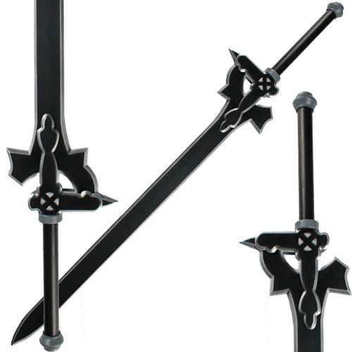 pedang kirito elucidator &amp; dark repulser sword art online cosplay - Elucidator Terjangkau