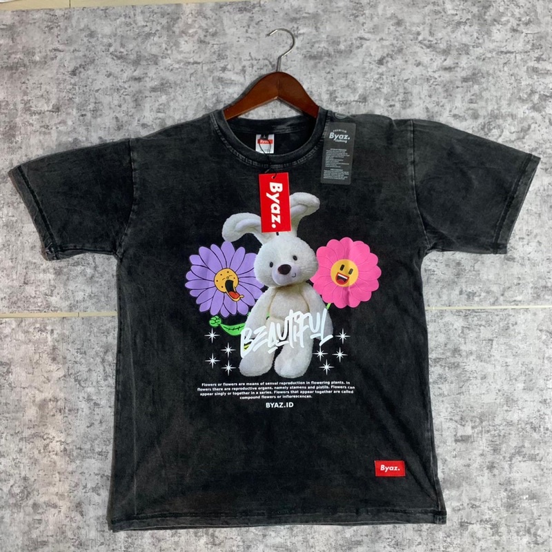 T Shirt Beautiful Rabbit Washing BYAZ Original