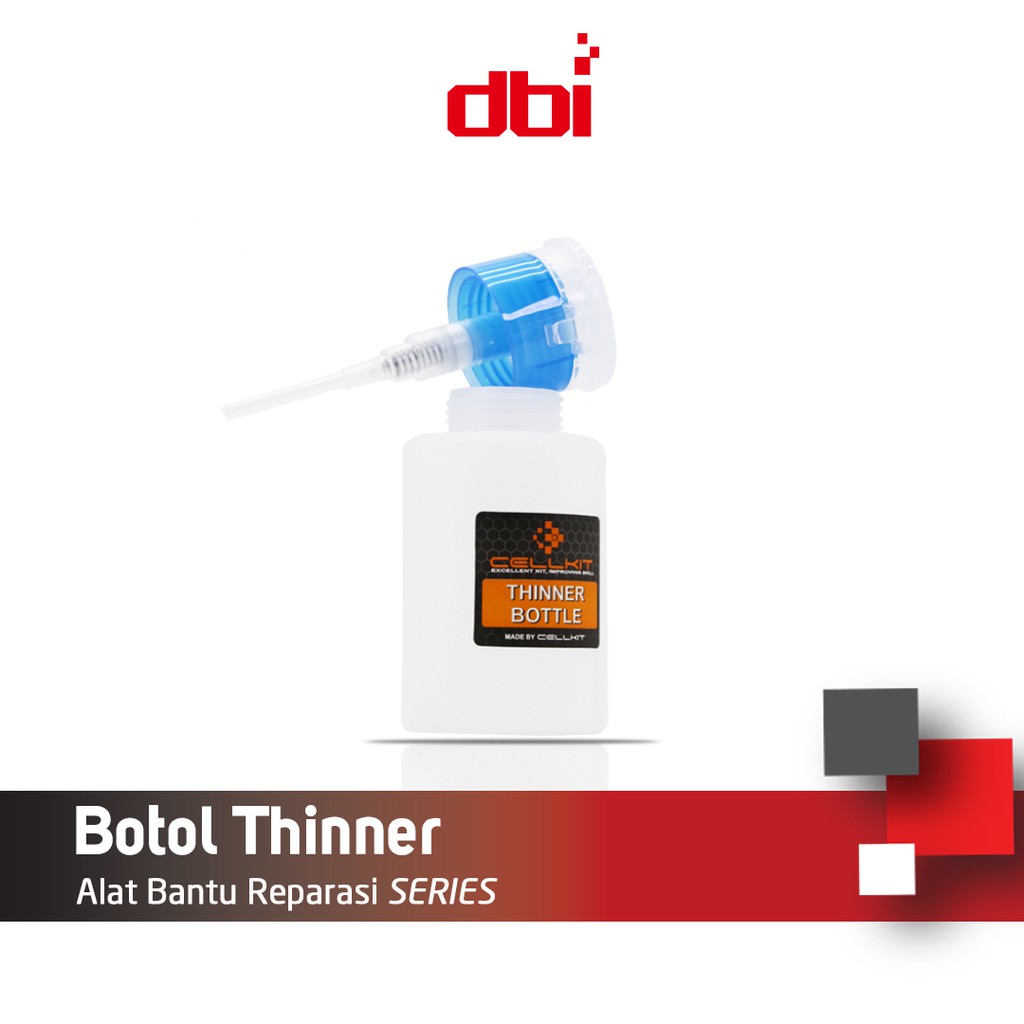 Botol Thinner Tempat Thinner CELLKIT Tutup Biru