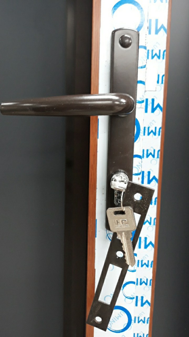 Kunci Handle Set Hampton Pintu Aluminium Komplit