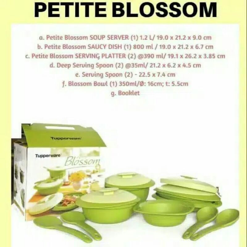 Blossom Tupperware