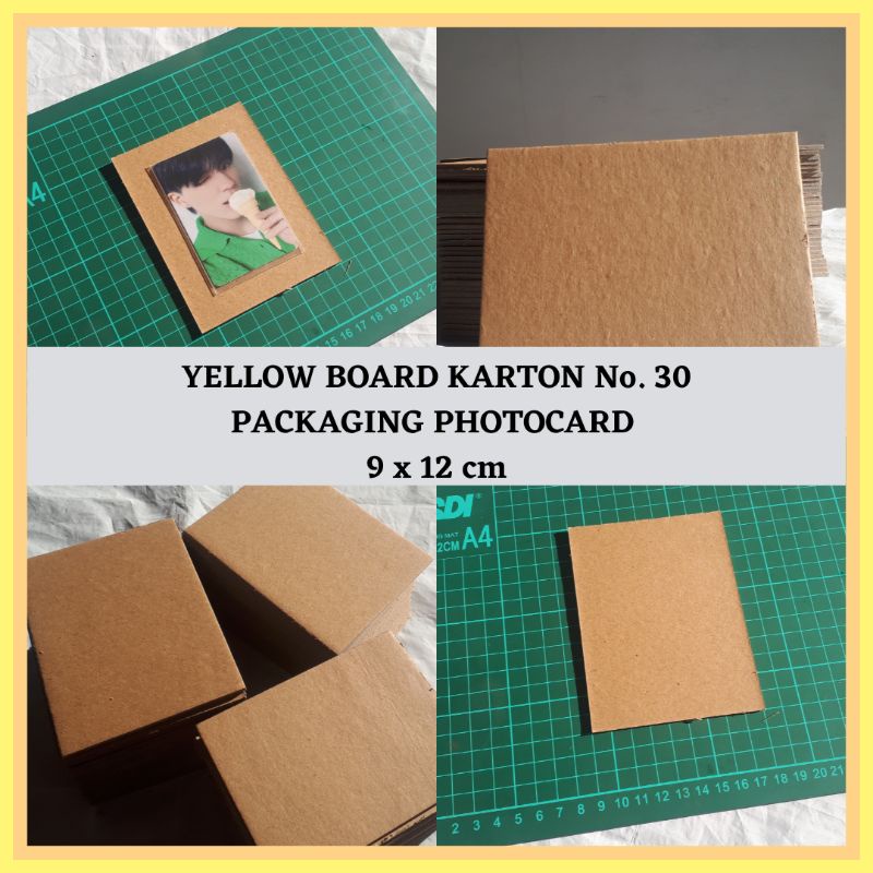 

Yellow Board Kertas Karton Tebal Packaging Photocard 9x12 cm No. 30