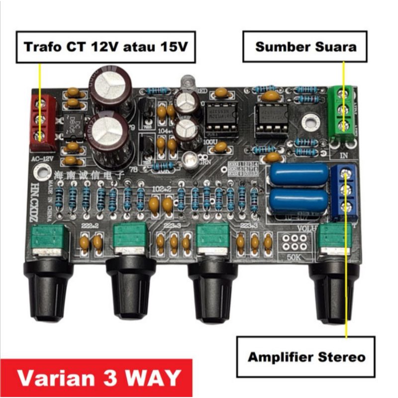 XH-A901 Preamp Tone Control NE5532 Hi-Fi Class Low Noise Pre-Amplifier