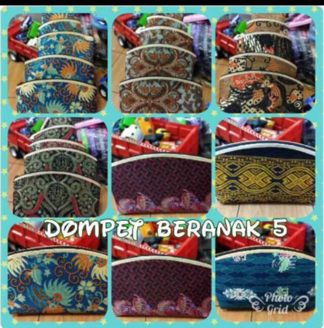 Dompet batik beranak// dompet batik //dompet beranak murah