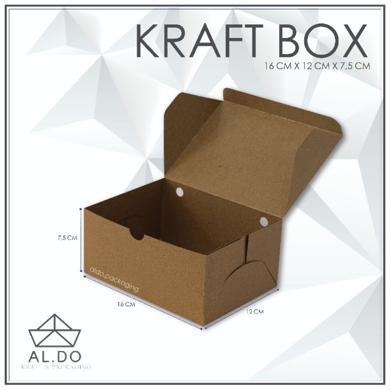 

KARTON KRAFT UKURAN 16X12X7.5 (PE)