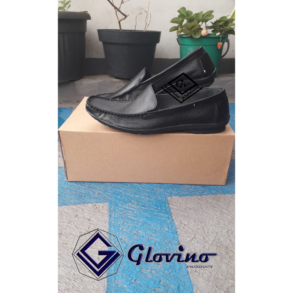 SEPATU SLIP ON MOKASIN SANTAI KULIT WANITA