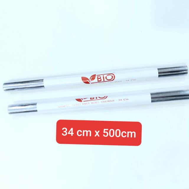 

Sampul mika roll 34cm x 5 METER , 45cm x 5mtr (tebal, lebih panjang)