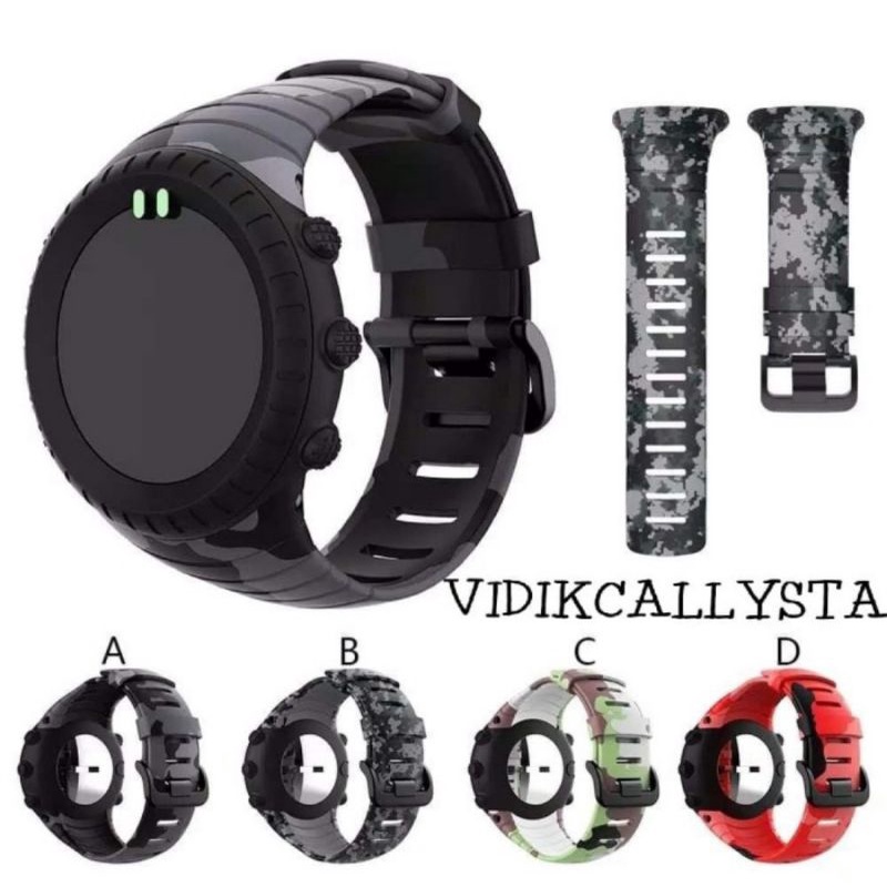 STRAP TALI JAM TANGAN SUUNTO CORE CAMO ARMY ORIGINAL OEM LIMITED EDITION