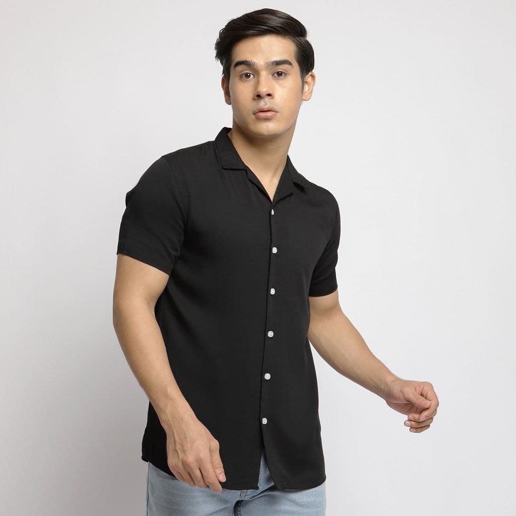 Kemeja Basic Vintage/Bowling Shirt