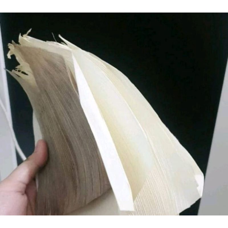 Klobot Jagung Kering isi 50 Lembar / Daun Jagung Kering / Kulit Jagung Kering / Corn Husks