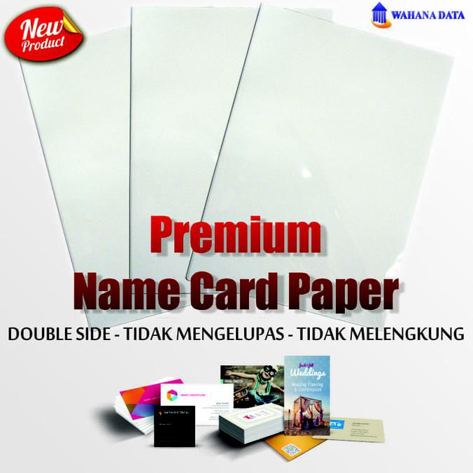 Jual Spesial Harga Name Card Paper / Kertas Kartu Nama Doff/Matte 240